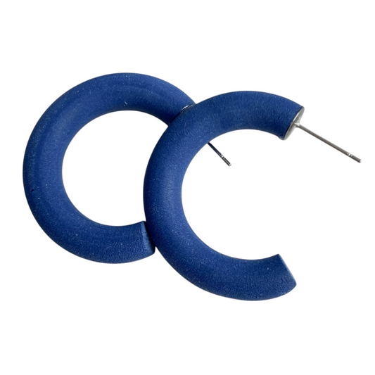 Alegría macarena earrings - Dark blue mini