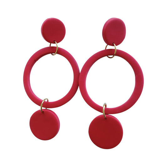 Olivia earrings - Red