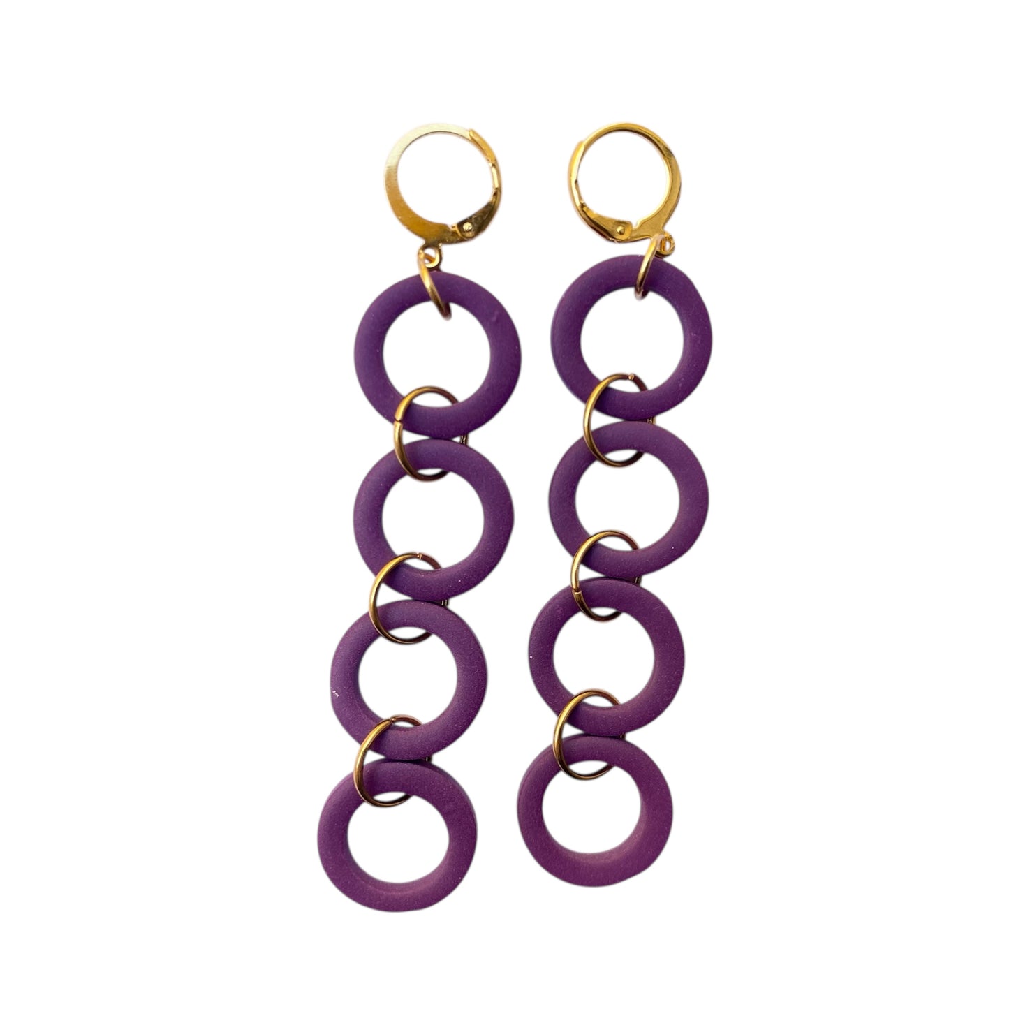 Vértigo earrings-Purple