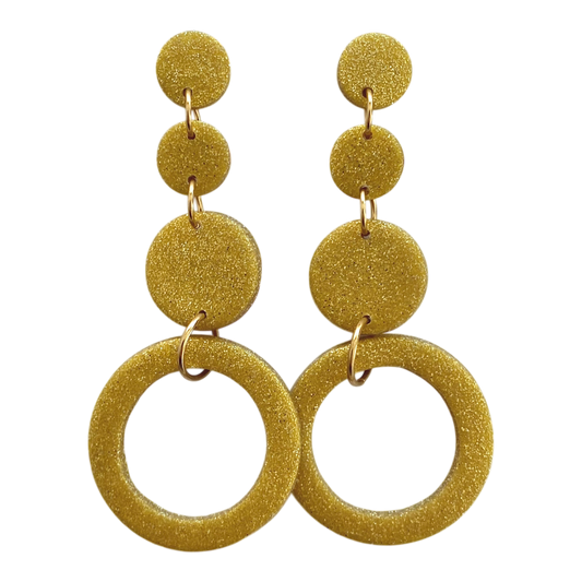 Crystal Drops earrings - various colors