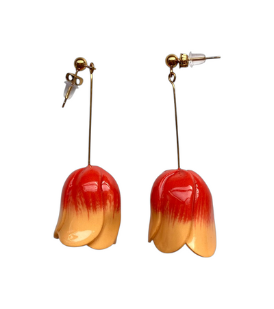 Tulipa earrings - Naranja