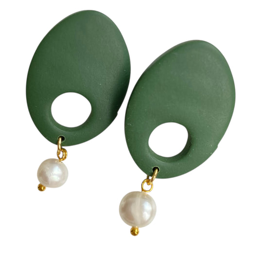 Eolias earrings-Green
