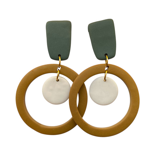 Deli earrings-Tricolor