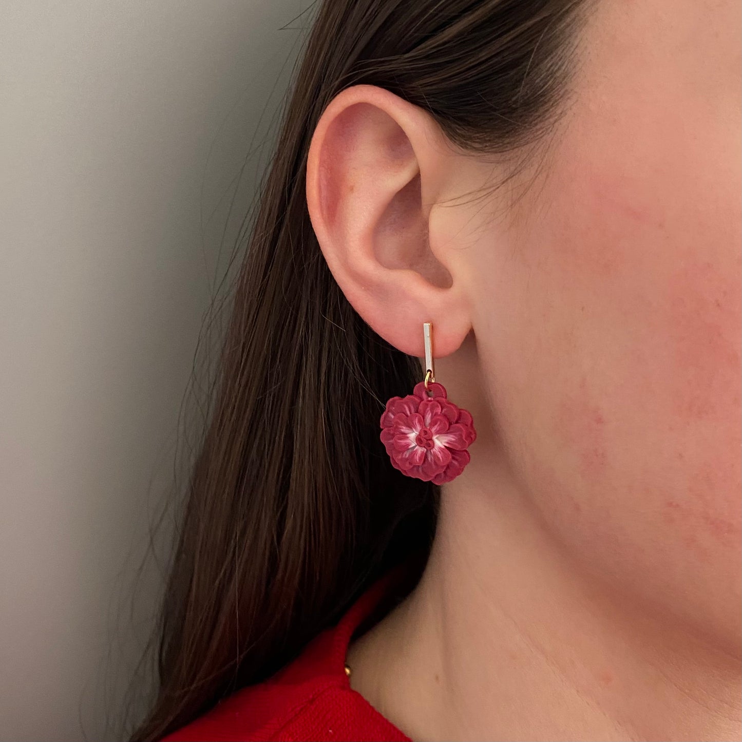 Magnolias earrings