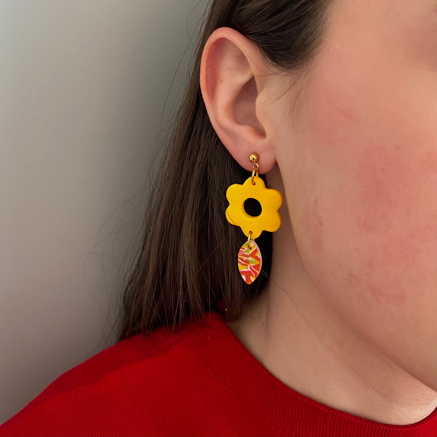 Fiorette earrings-mosaico
