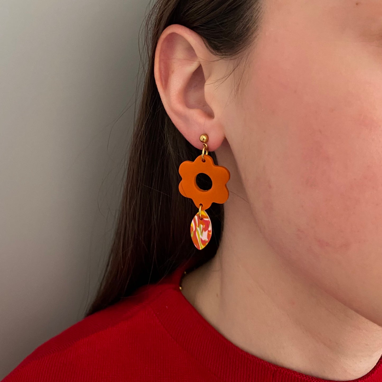Fiorette earrings-mosaico