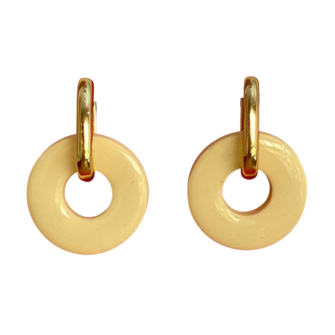 Full Moon Earrings - various colors