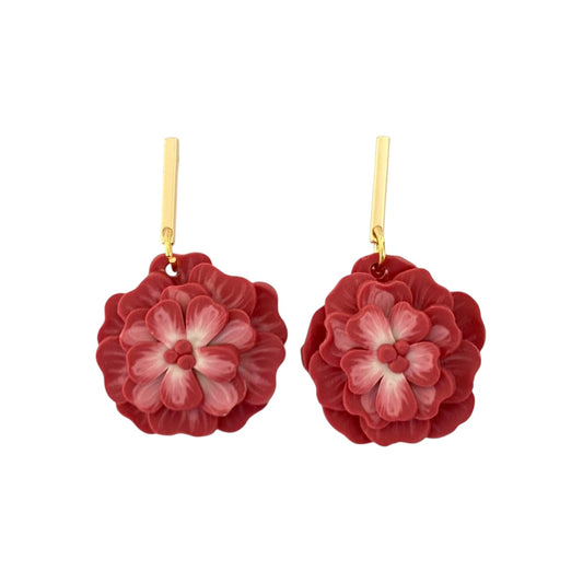 Amalfi earrings-Fuchsia