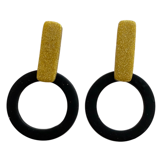 Golden Negroni earrings