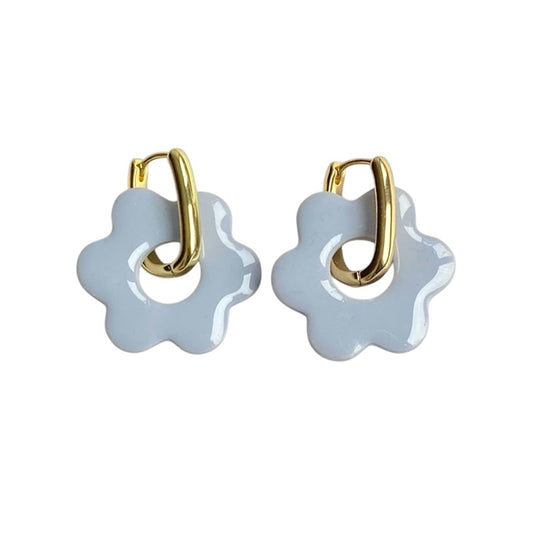 Gardenia earrings