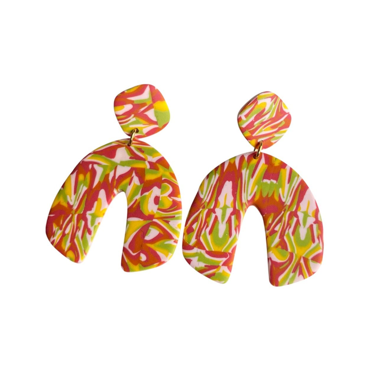Caos earrings-mosaico
