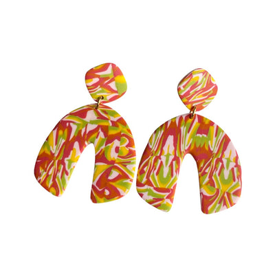 Caos earrings-mosaico