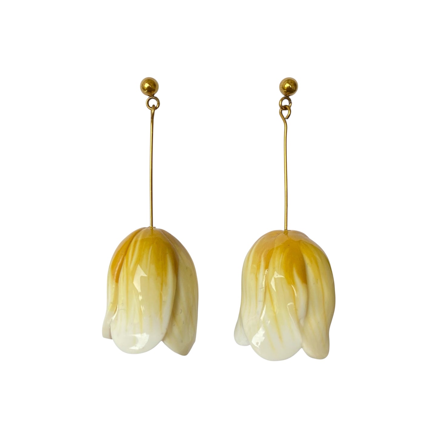 Tulipa earrings - Amarillo