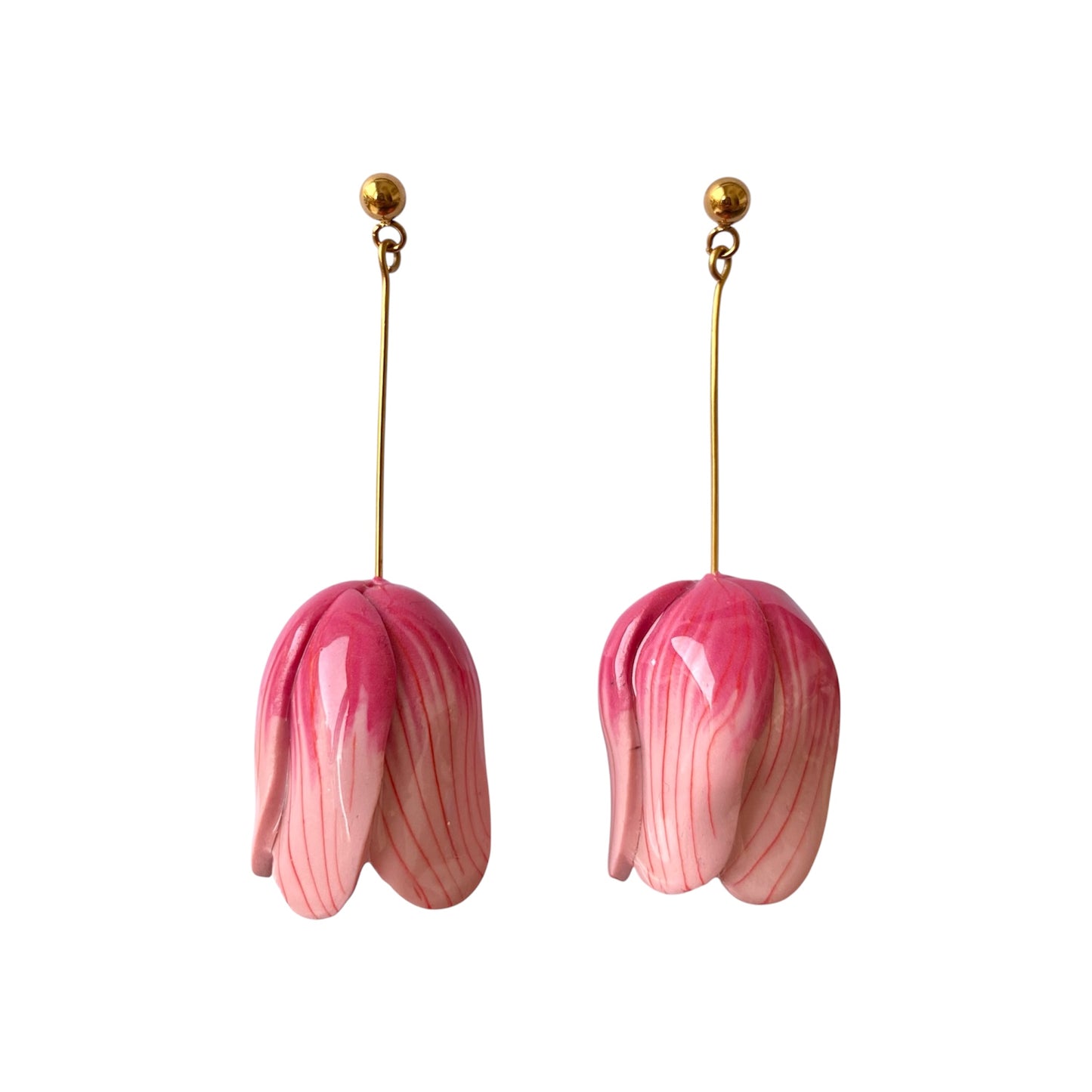Tulipa earrings - Rosa